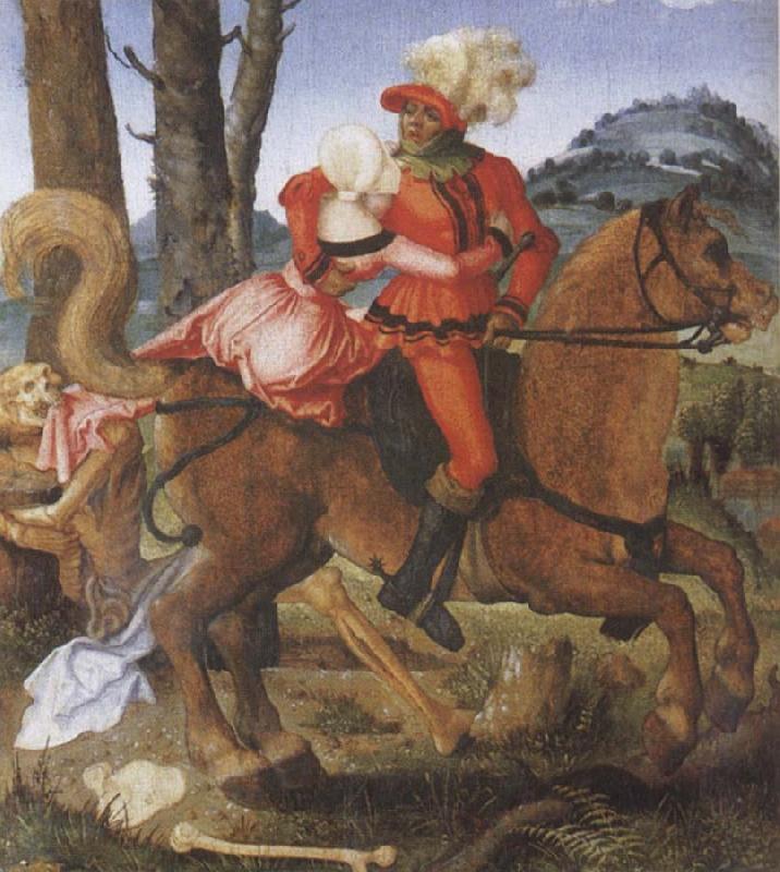 Hans Baldung Grien The Knight the Young Girl and Death china oil painting image